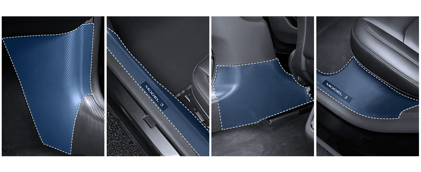 Protectores de Umbral de Puerta Tesla Model 3 Highland (8 piezas)