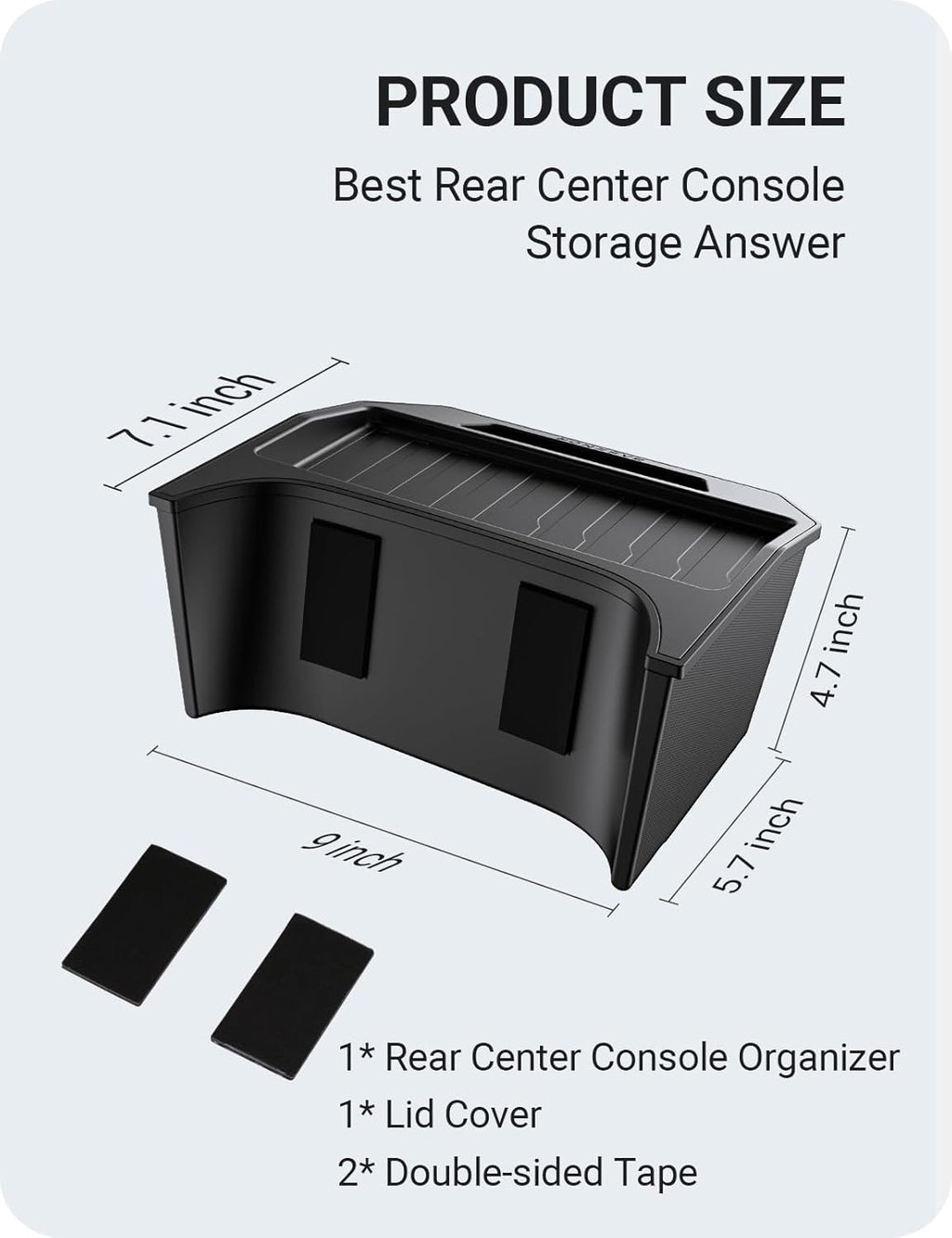 Cubo de Basura y Organizador de Consola Tesla Model 3