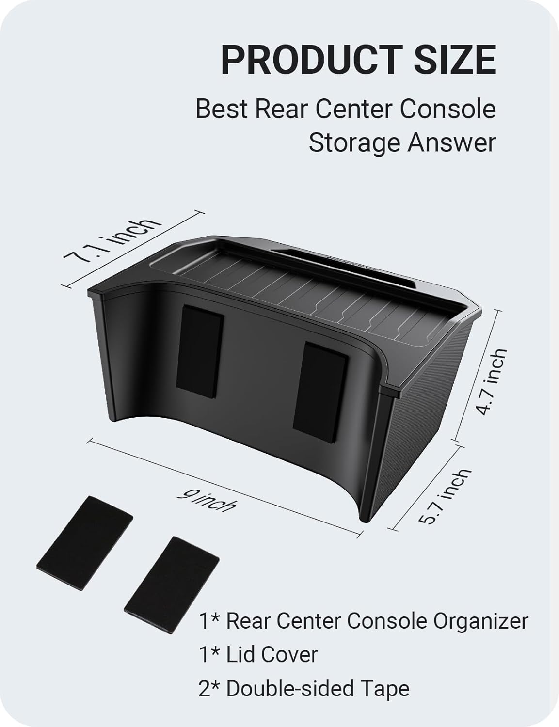 Cubo de Basura y Organizador de Consola Tesla Model 3
