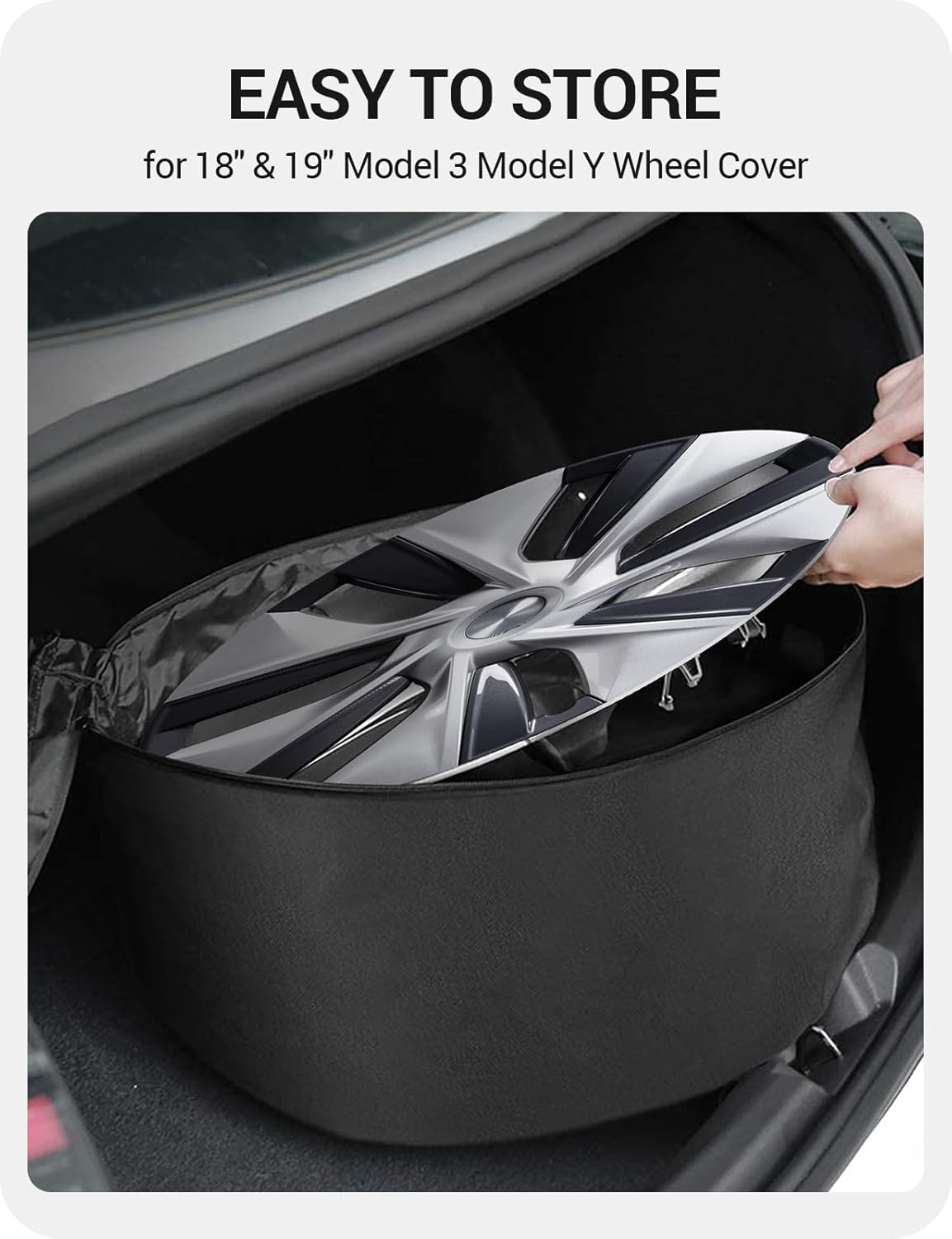 Bolsa de Almacenamiento para Tapacubos Tesla Model 3/Y