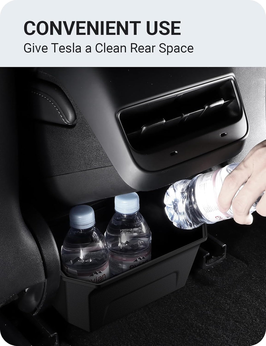 Cubo de Basura y Organizador de Consola Tesla Model 3