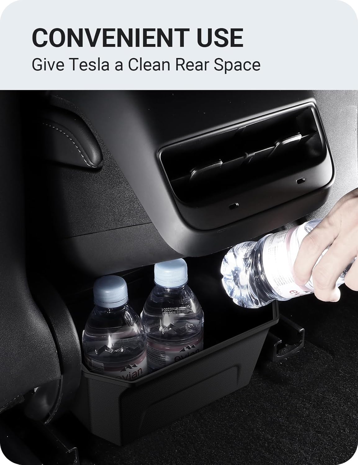 Cubo de Basura y Organizador de Consola Tesla Model 3