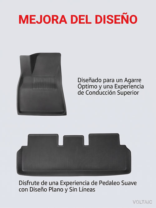 Alfombrillas de Piso Tesla Model 3 (6 piezas)
