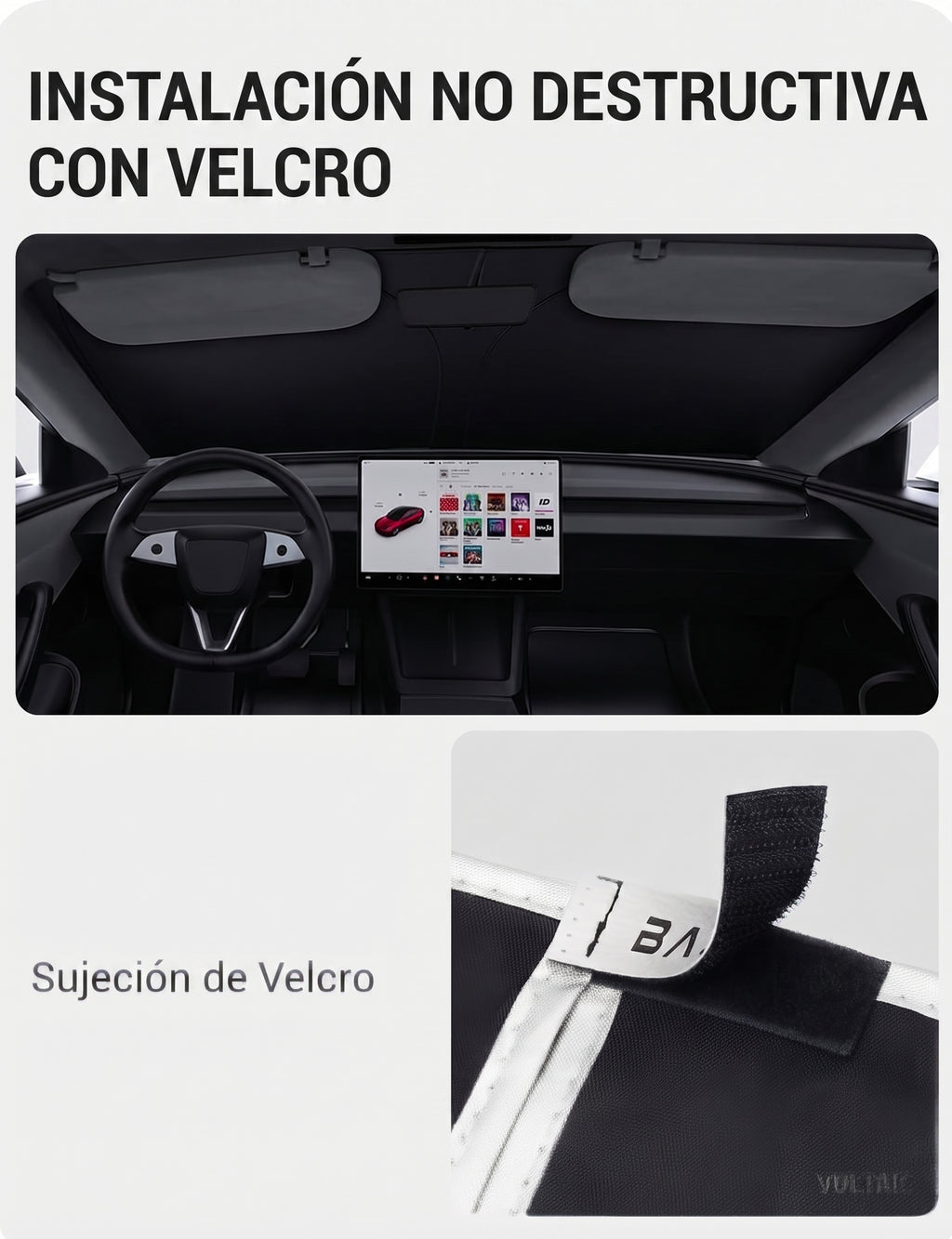 Parasol Nano Cristal Tesla Model Y/3