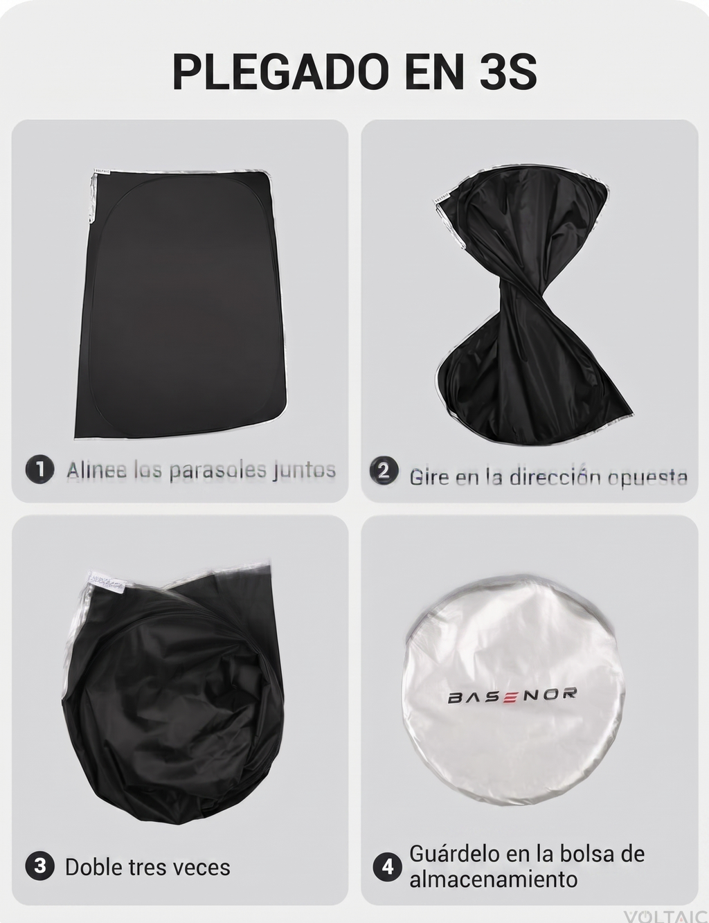 Parasol Plegable para Parabrisas Tesla Model 3/Y