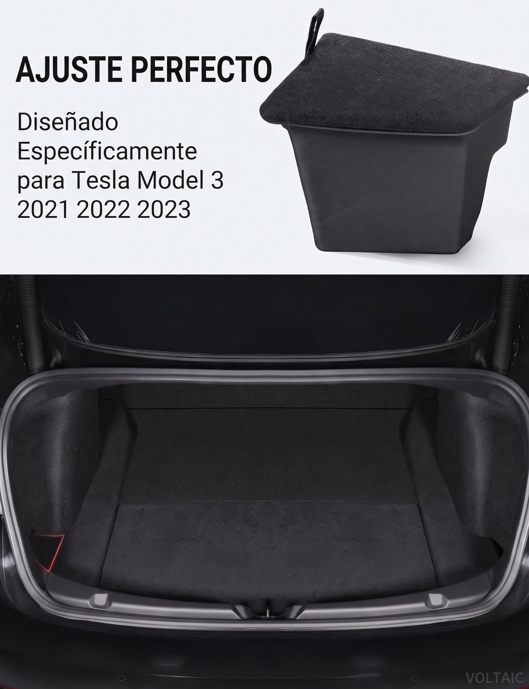 Contenedor de Almacenamiento para Maletero Tesla Model 3