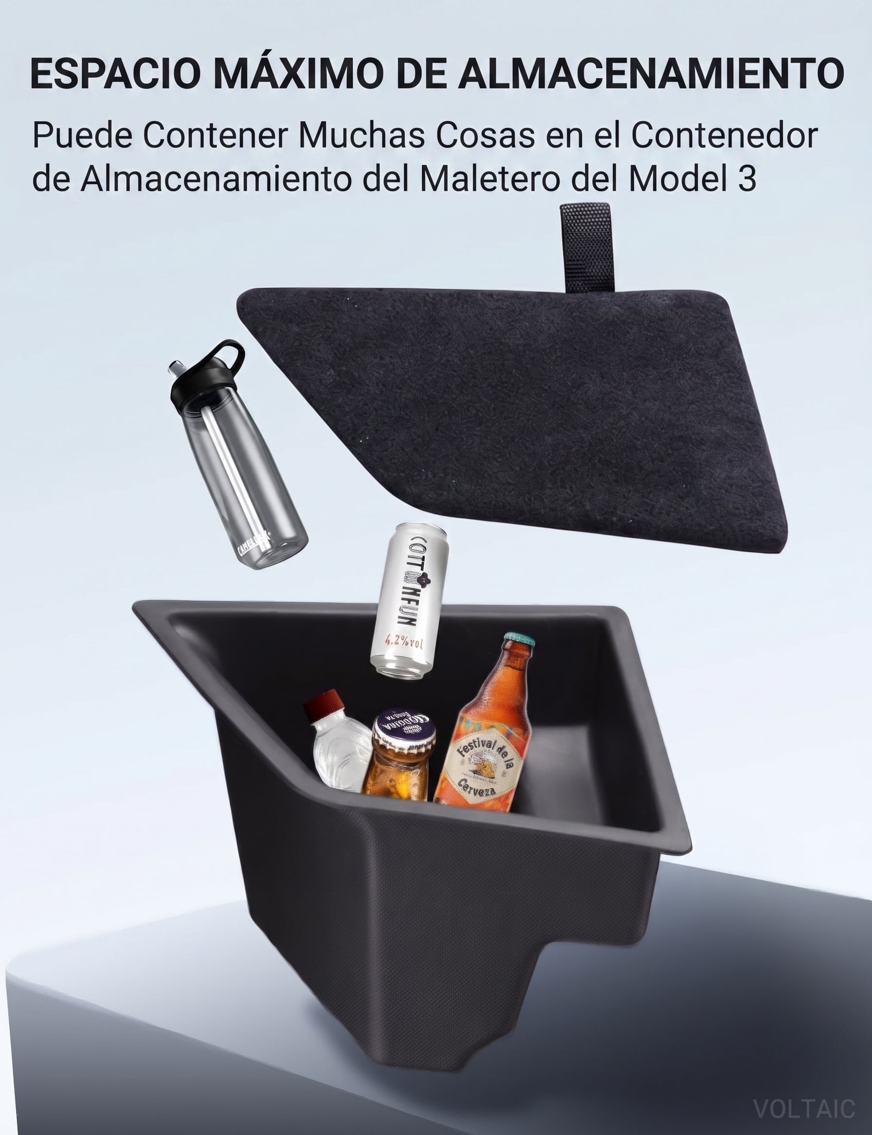Contenedor de Almacenamiento para Maletero Tesla Model 3