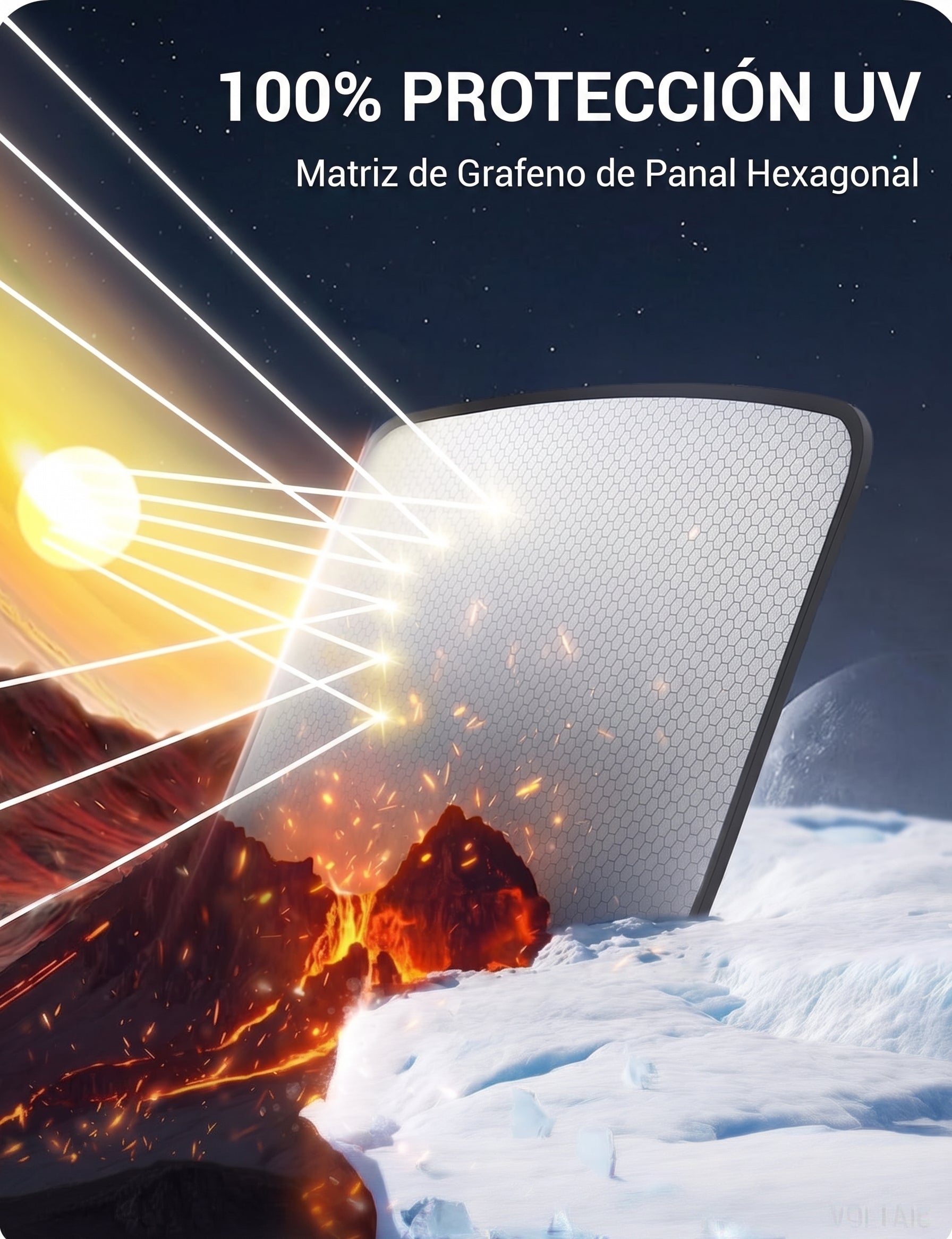 Parasol para Techo Nano Hielo Tesla Model 3