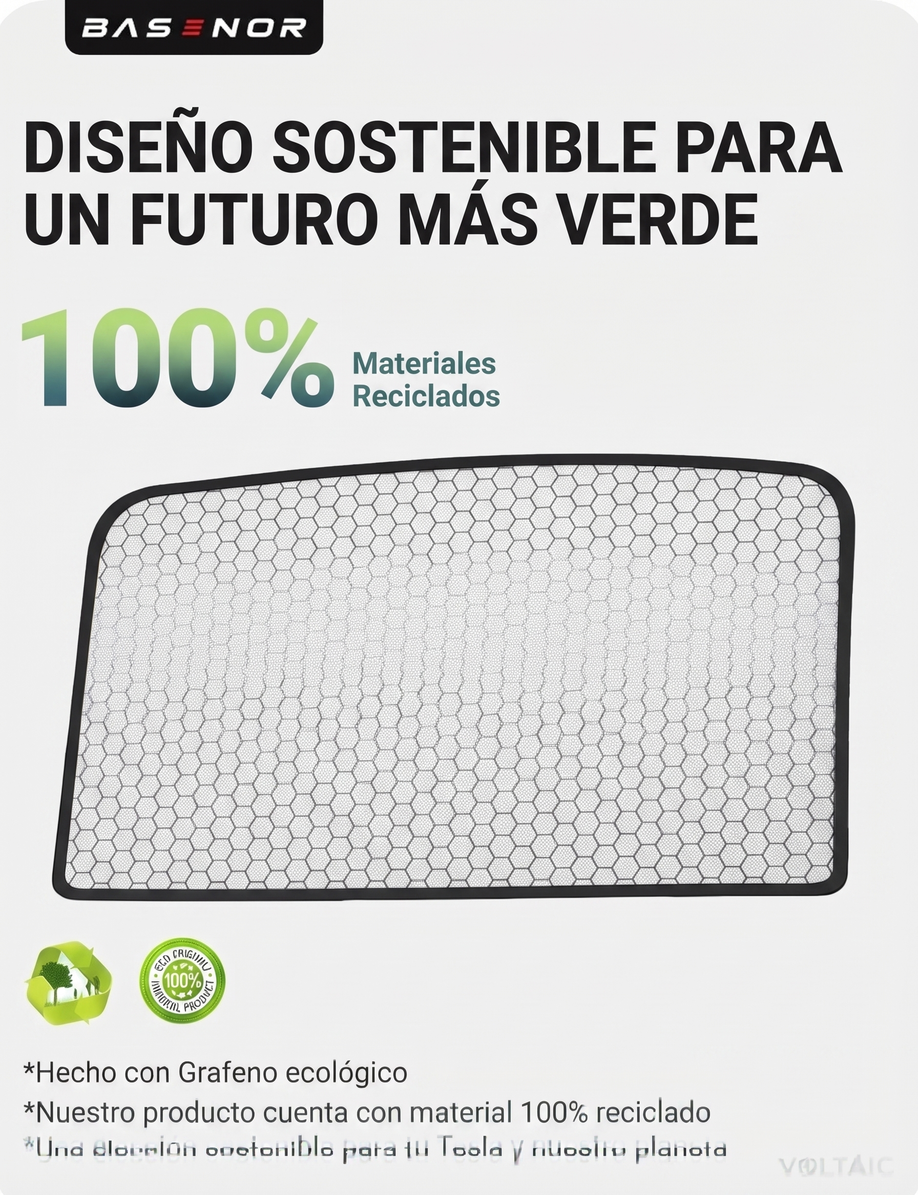 Parasol para Techo de Cristal Tesla Model 3