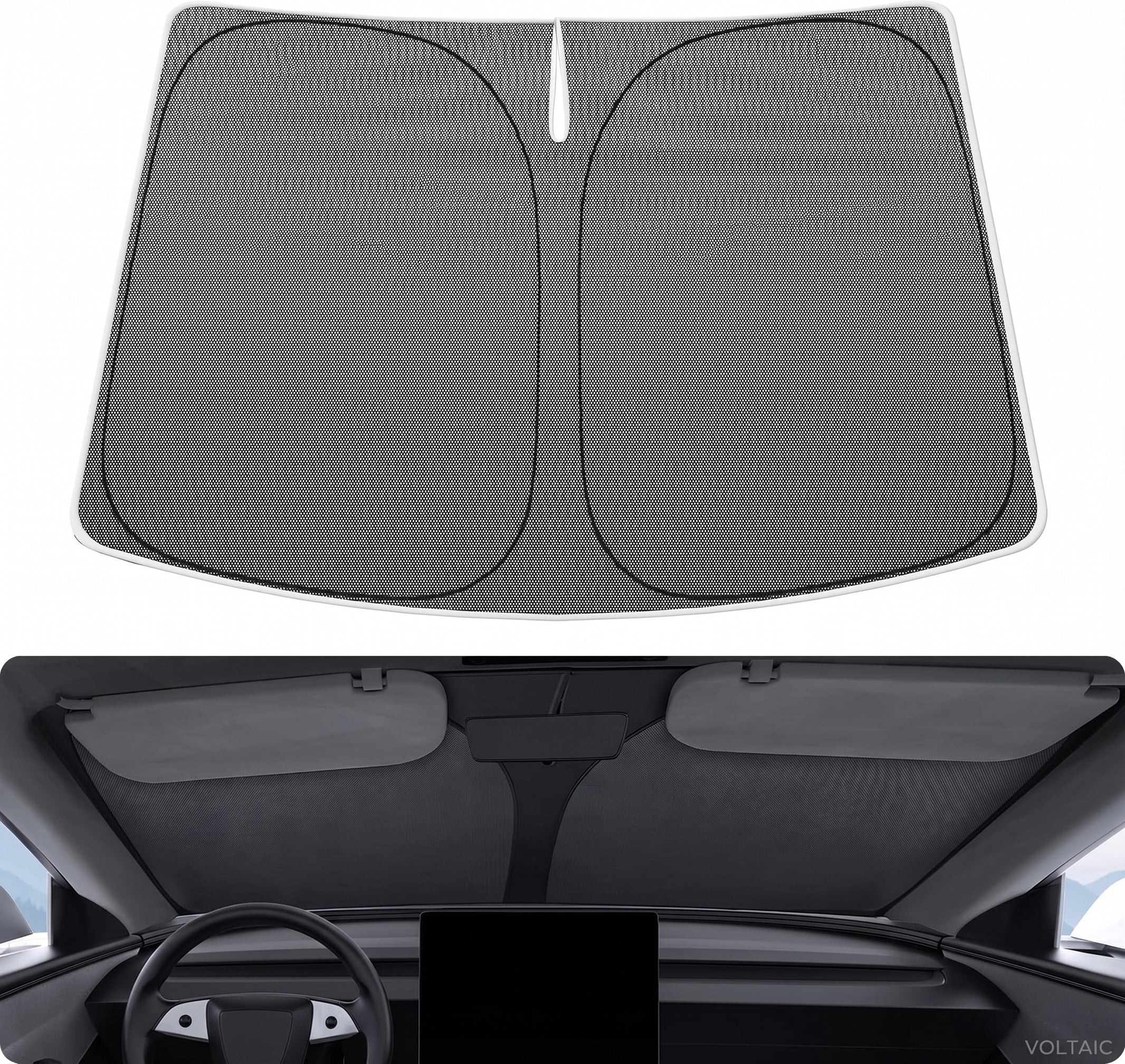 Parasol Nano Cristal Tesla Model Y/3