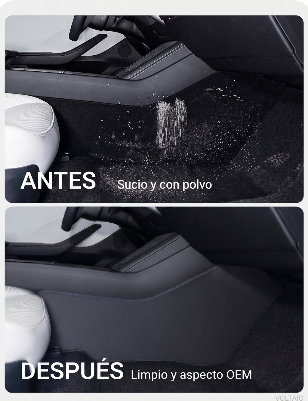 Alfombrillas Laterales Antipatadas Tesla Model 3