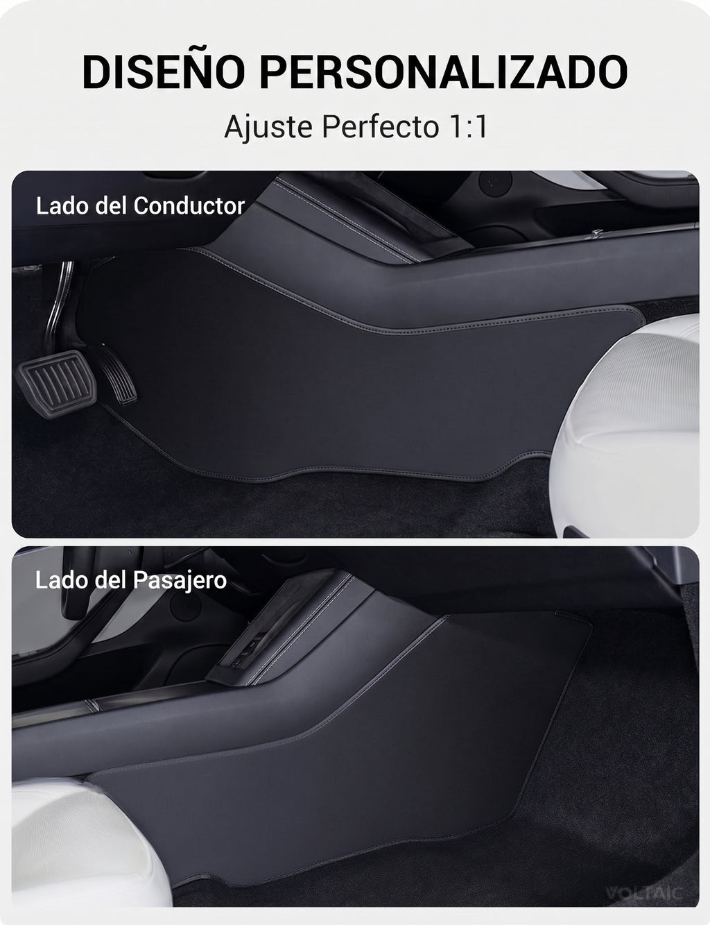 Alfombrillas Laterales Antipatadas Tesla Model 3