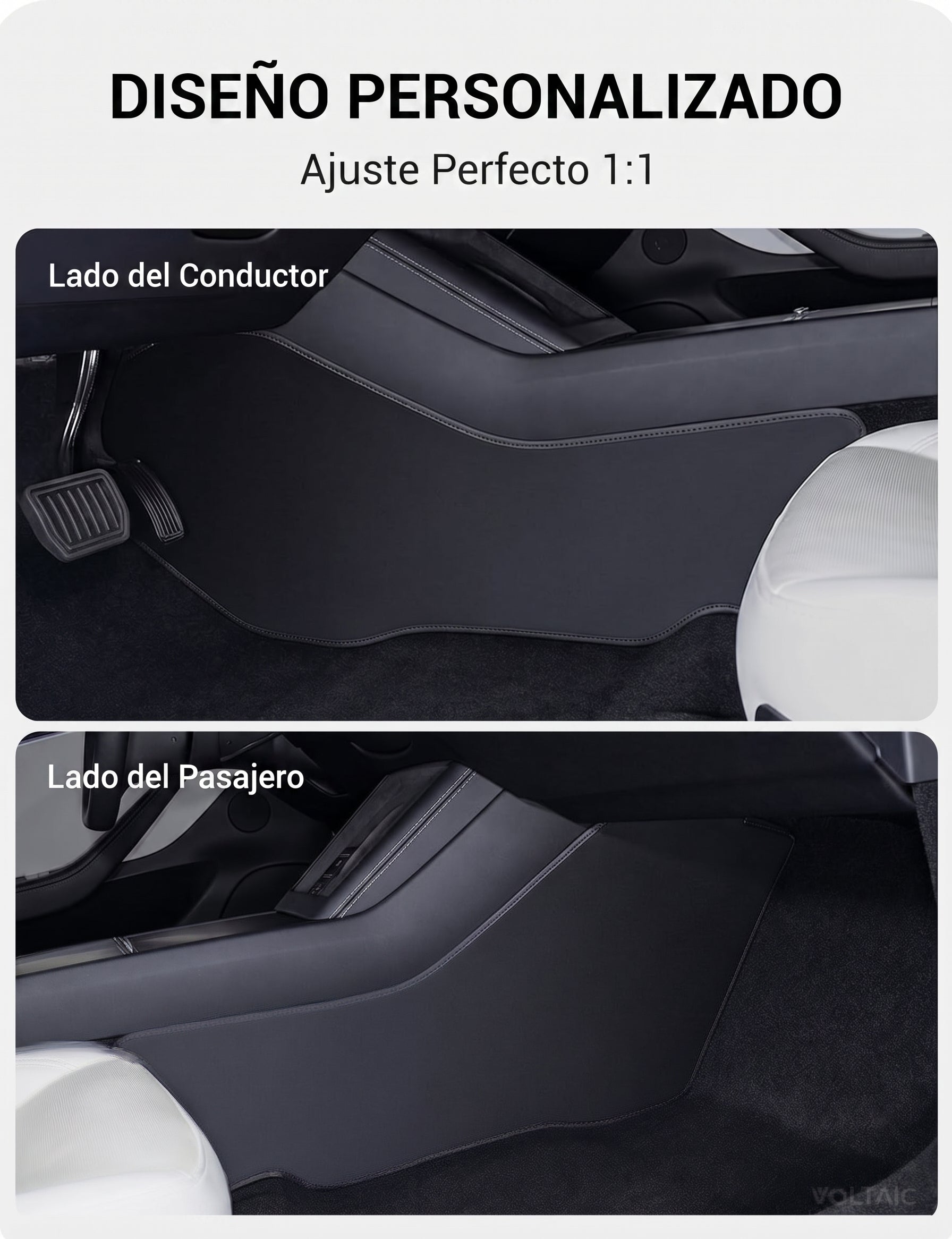 Alfombrillas Laterales Antipatadas Tesla Model 3