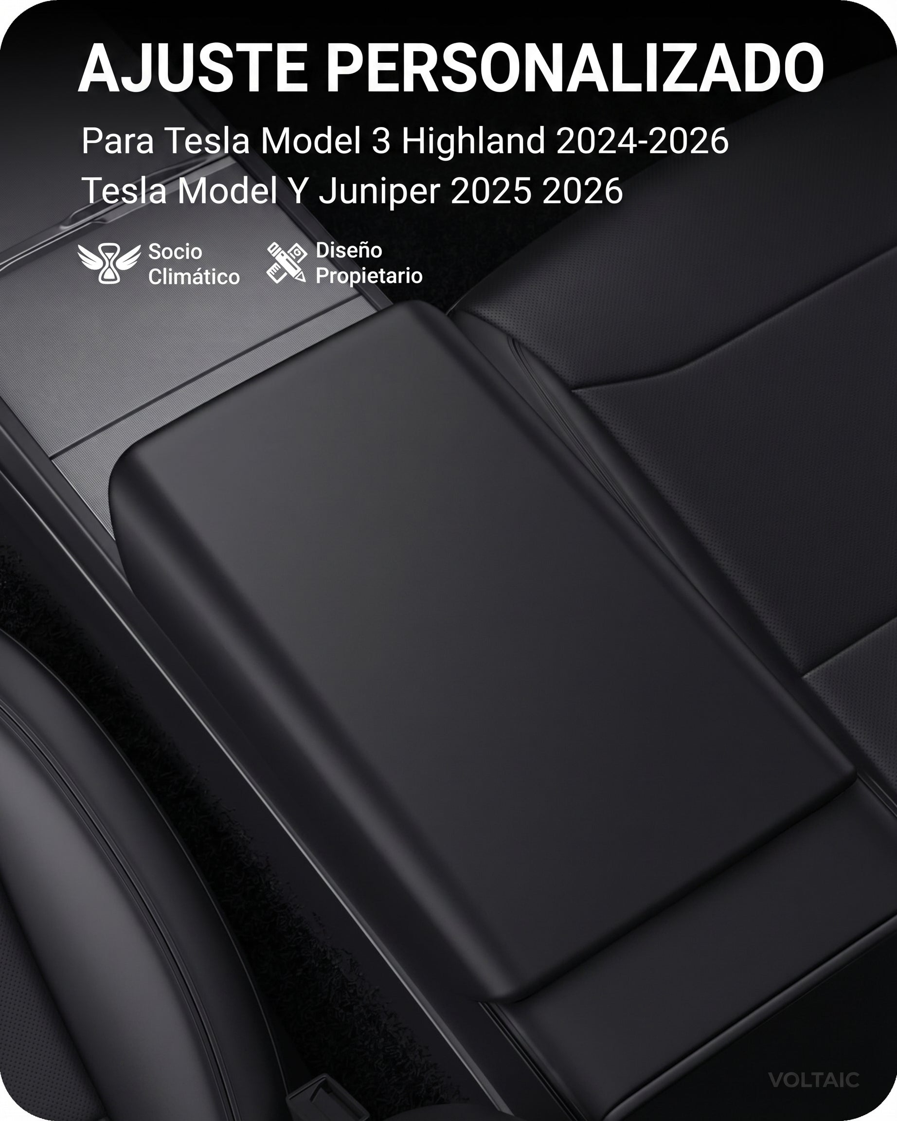Funda para Reposabrazos Tesla Model 3 Highland / Model Y Juniper