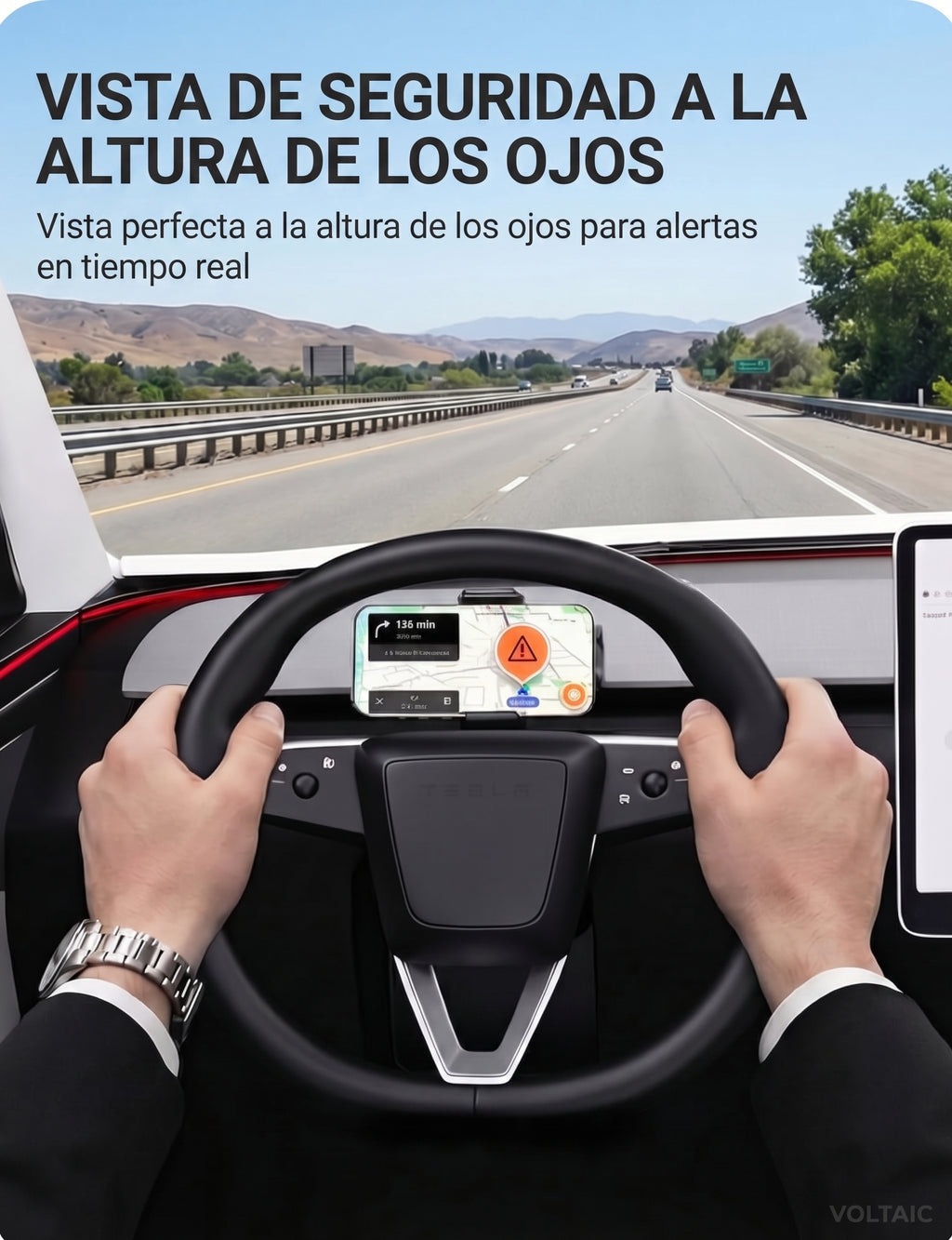 Soporte de Teléfono Tesla Model 3/Y