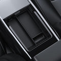 2021-2024 Caja de almacenamiento para apoyabrazos Tesla Modelo Y Modelo 3 (Edición Carbono) Bandeja organizadora de consola para accesorios interiores Modelo 3 2021-2023 Modelo Y 2021-2024