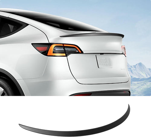 Aleron para Tesla Model Y Aleron Trasero ABS Material Aleron Trasero Original Labio del Maletero Modelo Y Accesorios Diseño Exclusivo Ajuste Personalizado Negro Mate 2020-2024