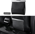 Cubo de Basura Mejorado 2026 para Tesla Model Y/3/S/X Cybertruck, [Magnético Fuerte] [Impermeable] Cubo de Basura con Luz LED Cubo de Basura de Cuero, Accesorios Interiores Colgantes del