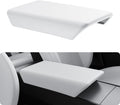 Funda para reposabrazos de consola central para Tesla Model Y Juniper/Model 3 Highland 2025 2026 [antideslizante] [sin logo] Accesorios protector de reposabrazos TPU blanco (estándar/premium/rendimiento)