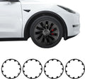 Tesla Model Y 21 Pulgadas Protector de Llanta ABS Guarda Rimbales Tapa Cubre Ralladuras (Diseño Propietario) Protección para Auto Rines para Modelo Y Accesorios Exteriores