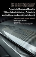 Cubierta Tablero A/C Tesla Model 3 / Model Y