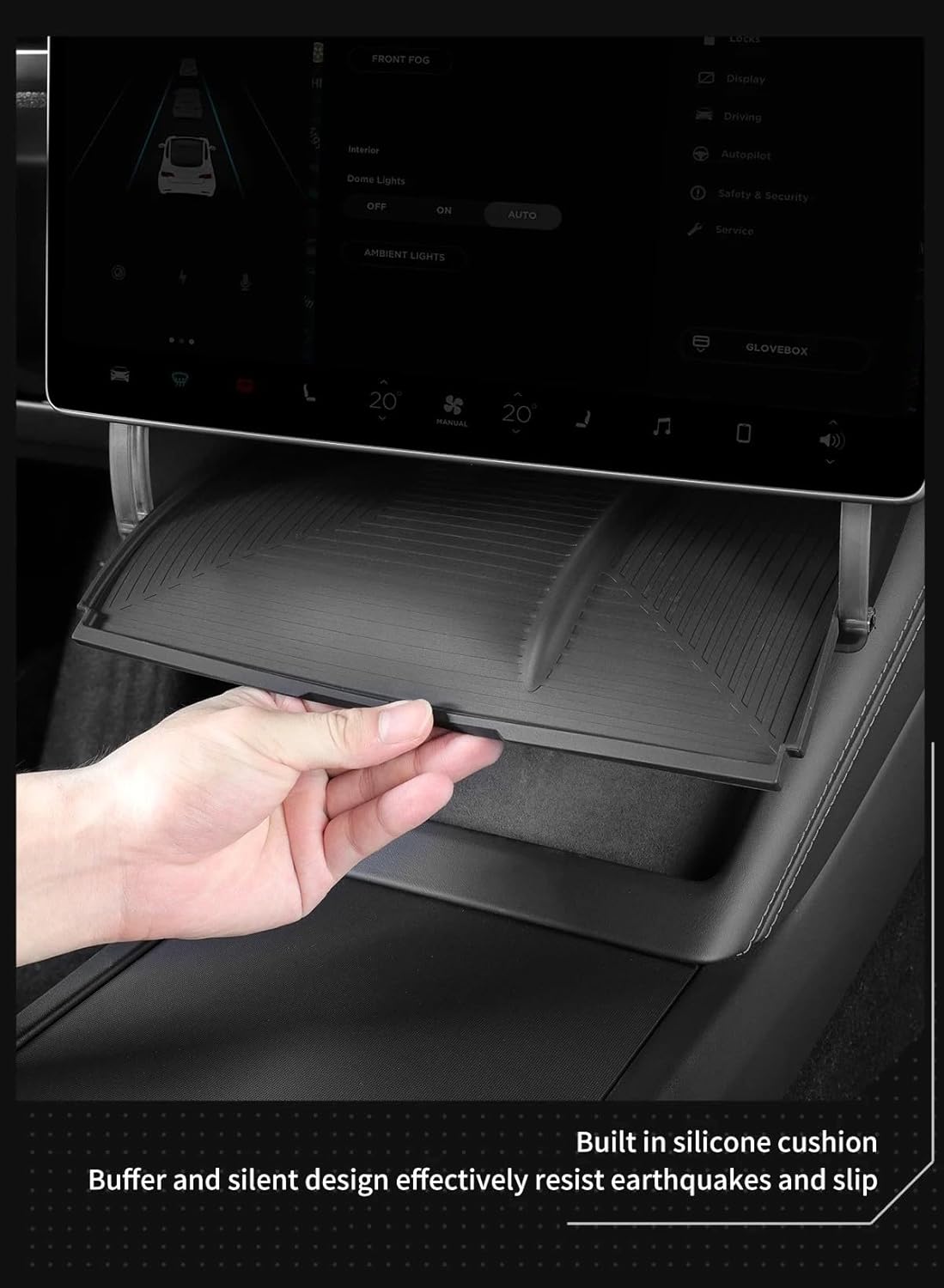 Consola de Almacenamiento Oculto Tesla Model 3 Highland