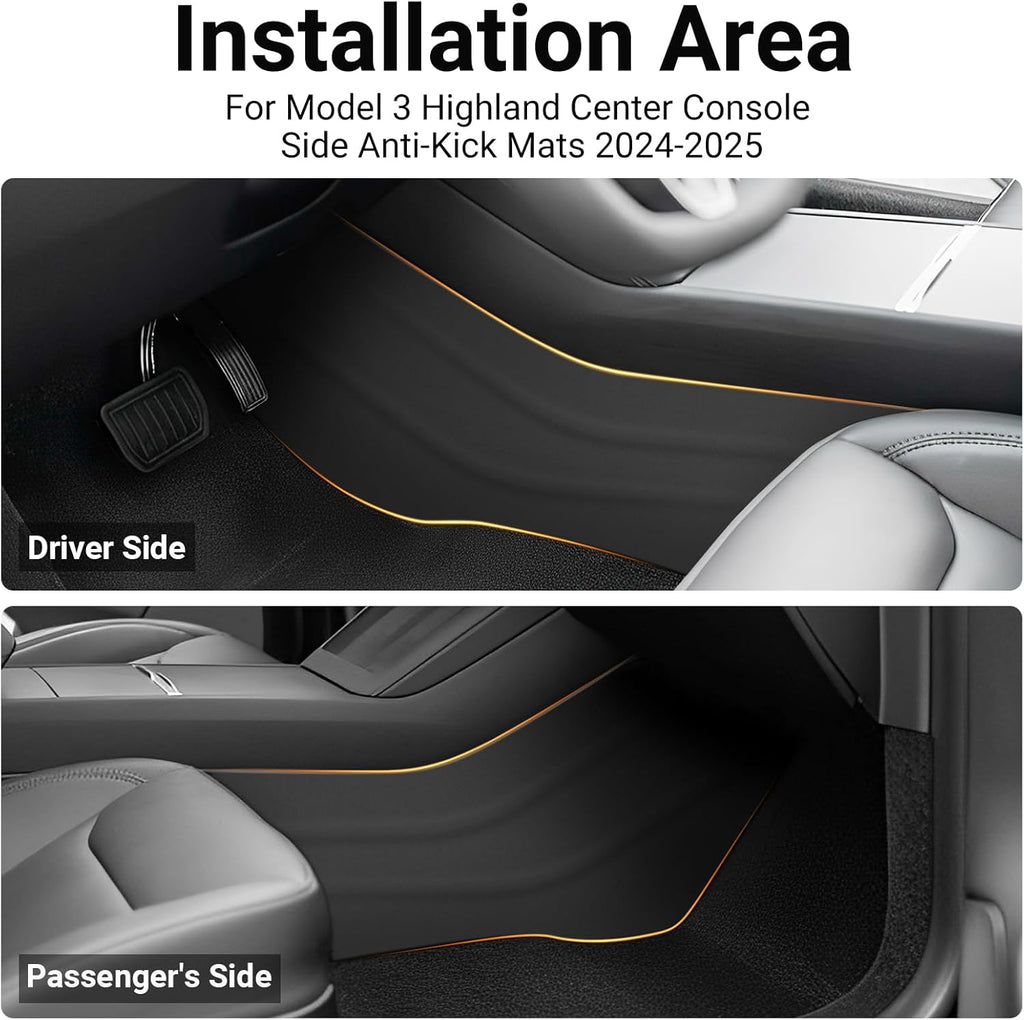 Alfombrillas Laterales Antipatadas Tesla Model 3 Highland