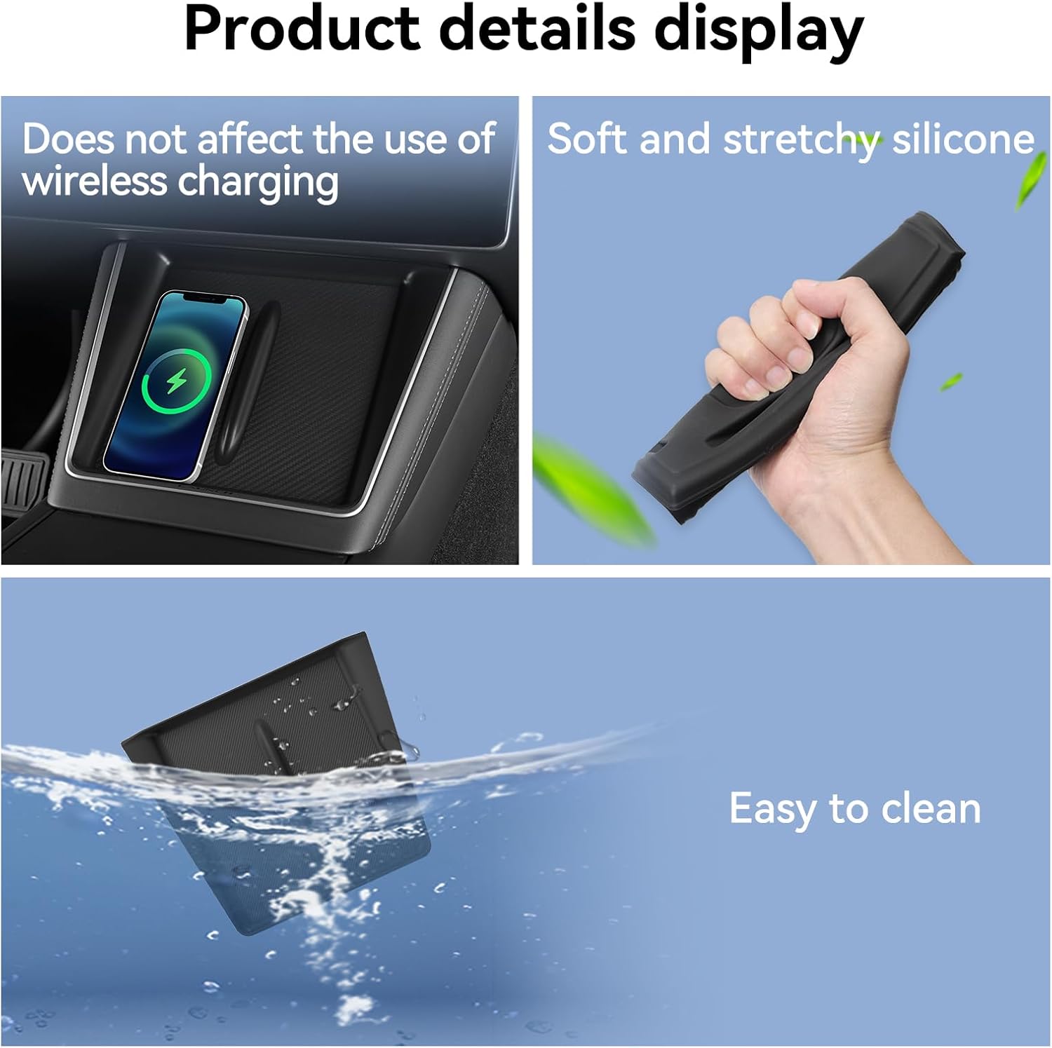Almohadilla de Carga Inalámbrica Tesla Model Y Juniper