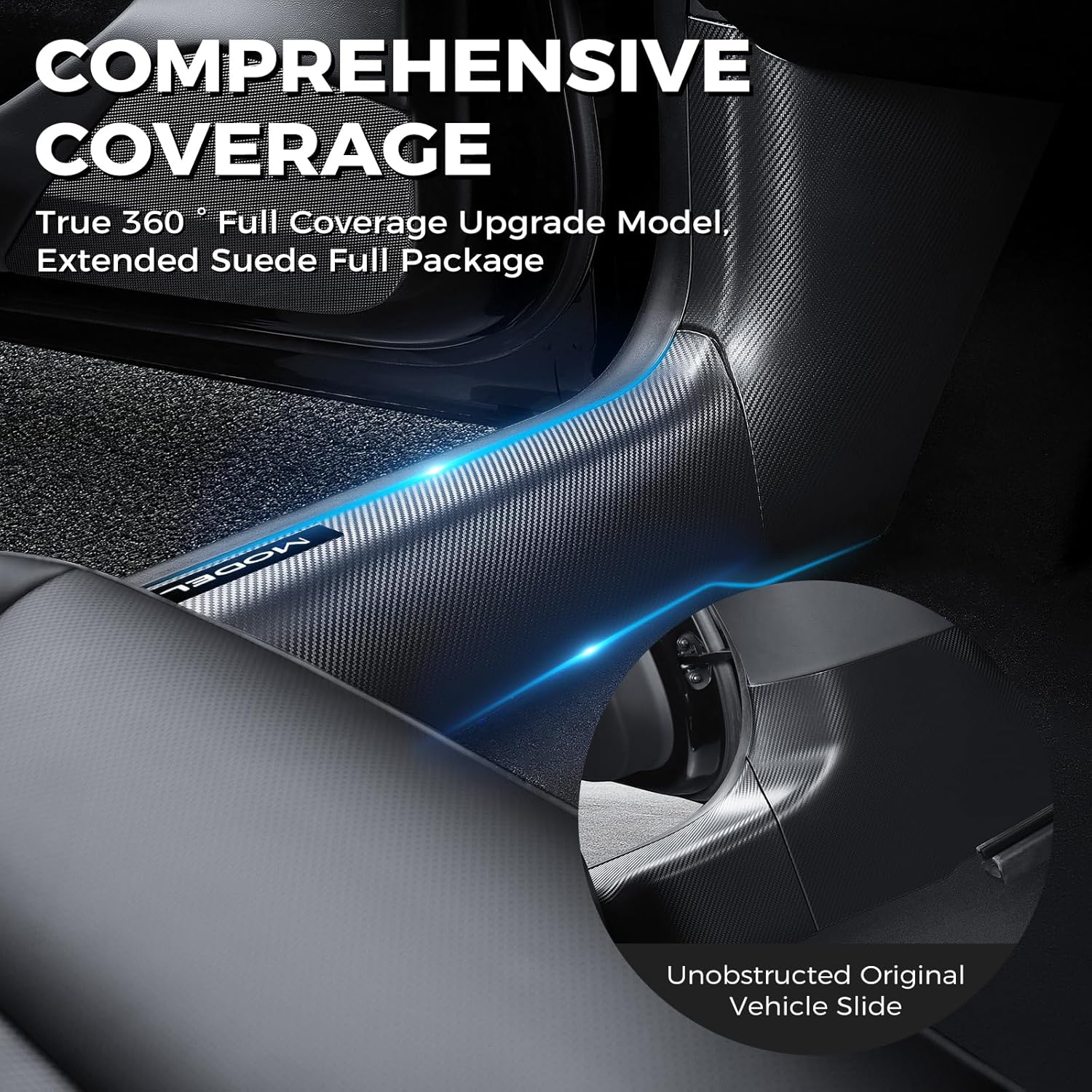 Protectores de Umbral de Puerta Tesla Model 3 Highland (8 piezas)