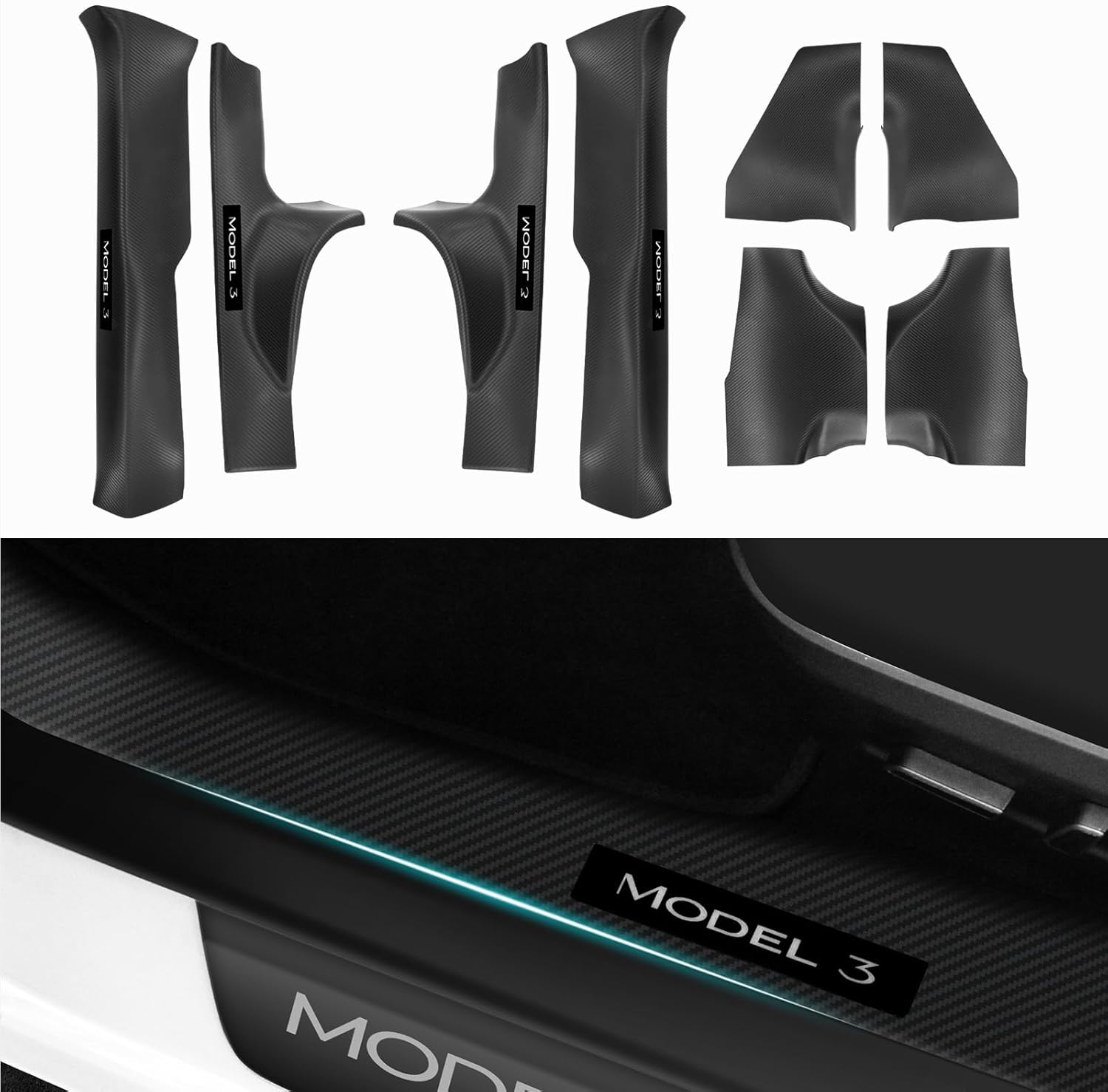 Alfombrillas Laterales Antipatadas Tesla Model 3 Highland