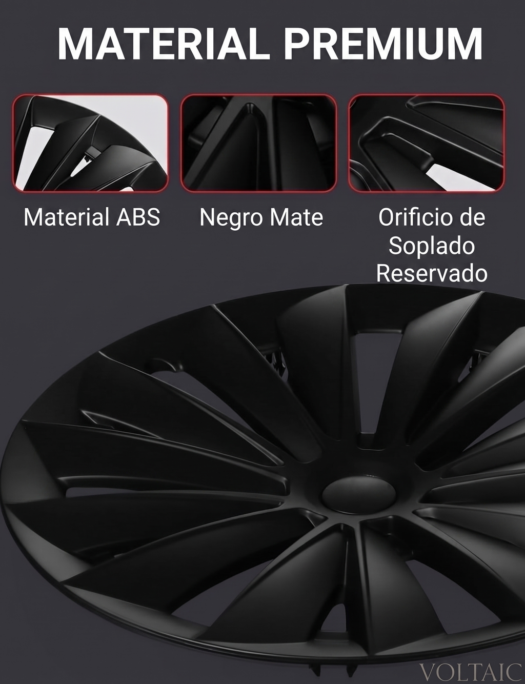 Tapas de rin 19" Tesla Model Y