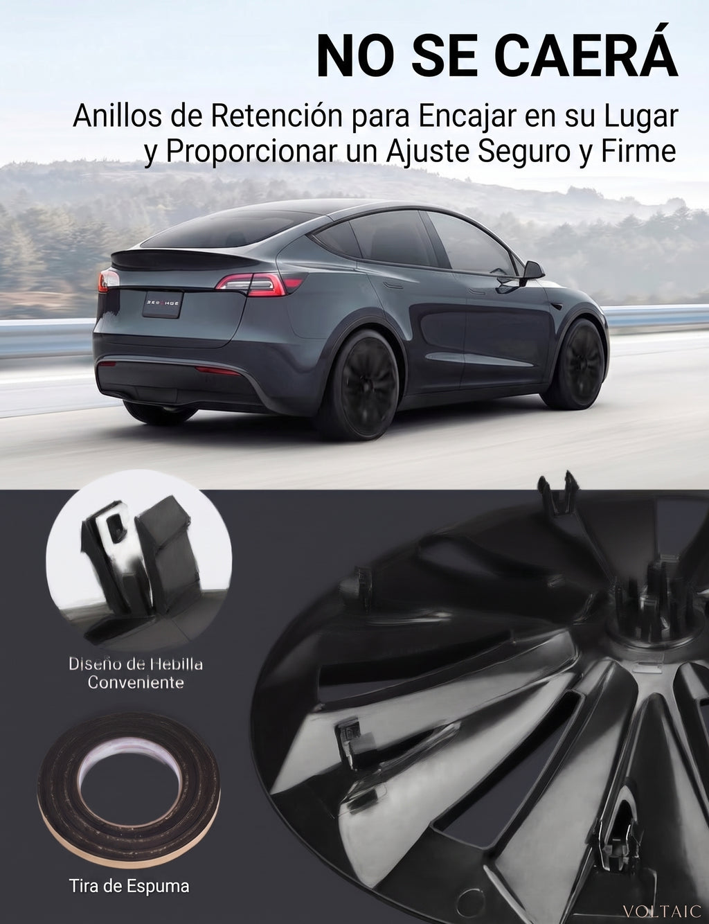Cubiertas de Rueda 18" Tesla Model 3