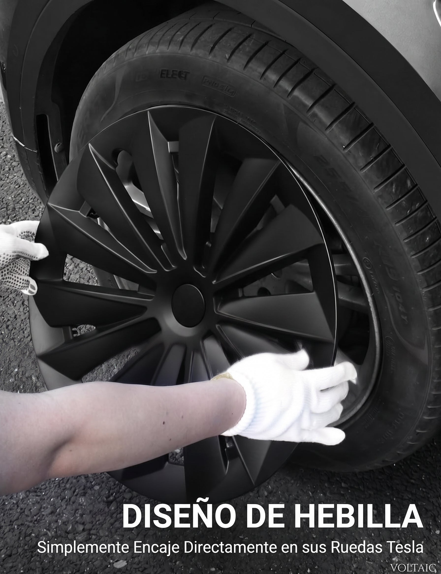 Cubiertas de Rueda 18" Tesla Model 3