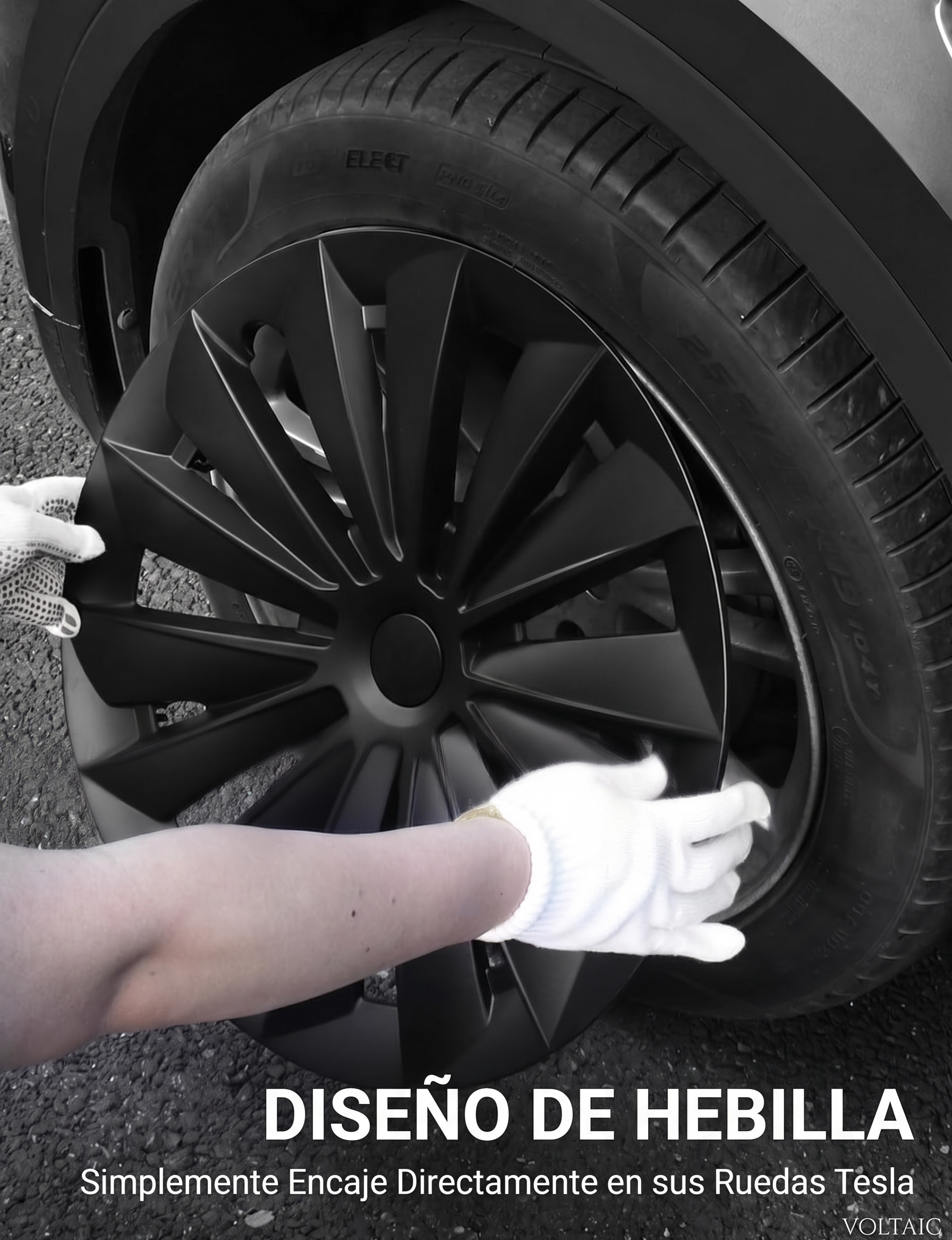 Tapas de rin 19" Tesla Model Y
