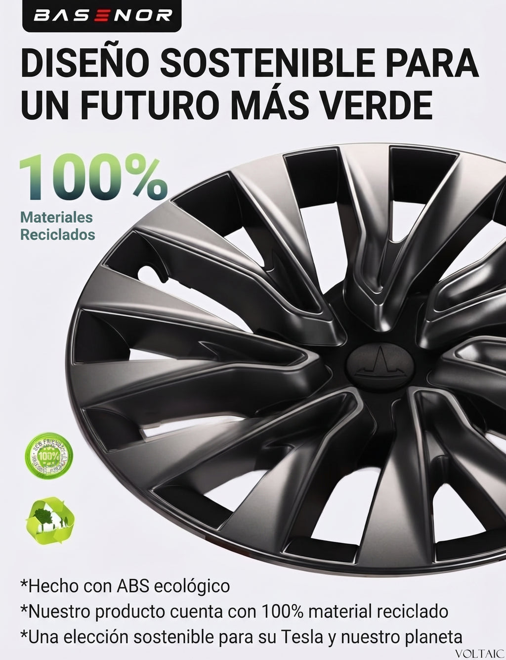 Cubiertas de Rueda 18" Tesla Model 3