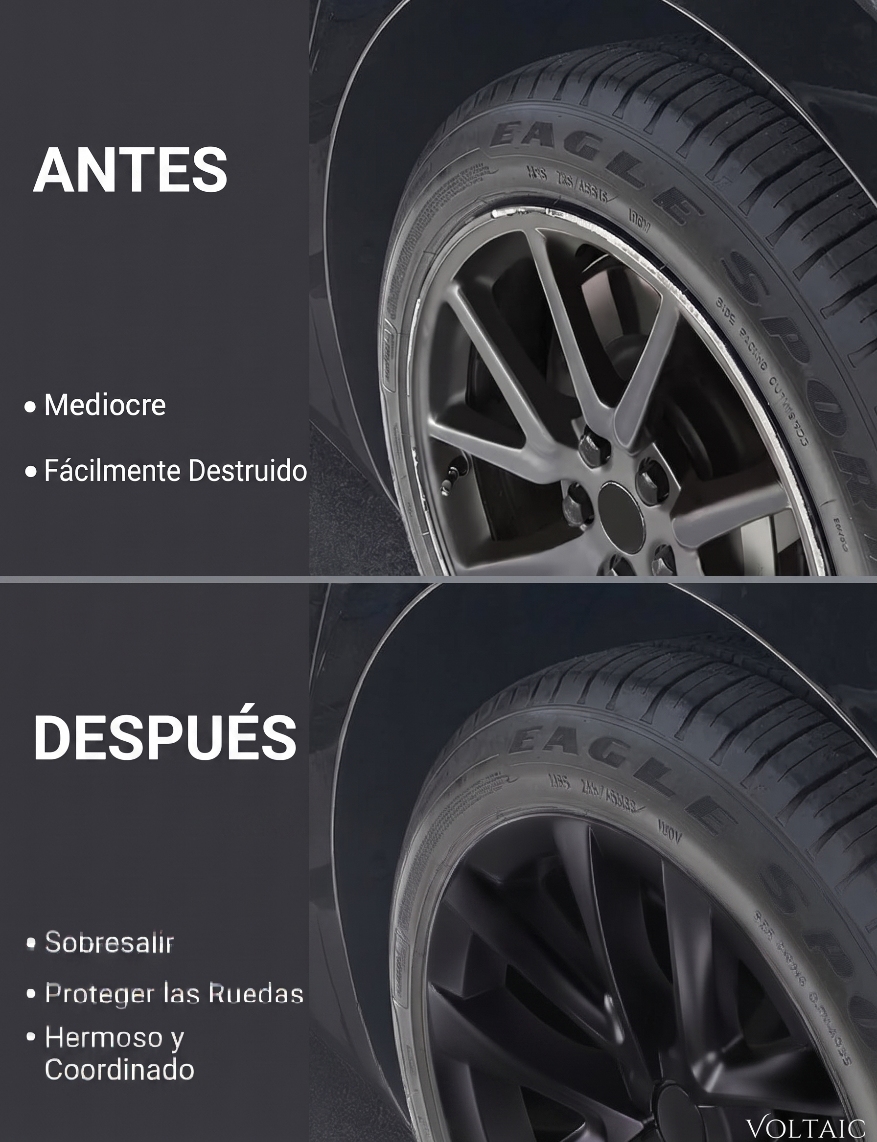 Tapas de rin 19" Tesla Model Y