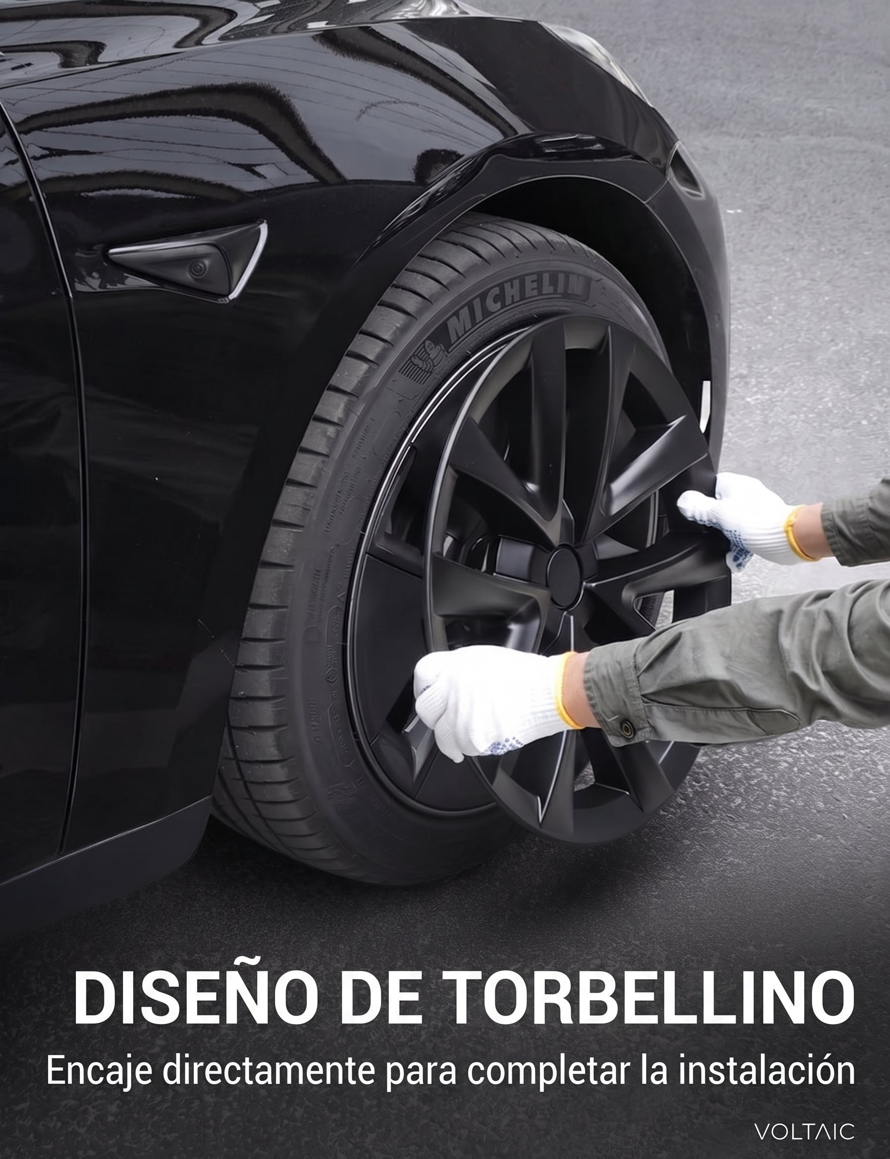 Cubiertas de Rueda 18" Tesla Model 3
