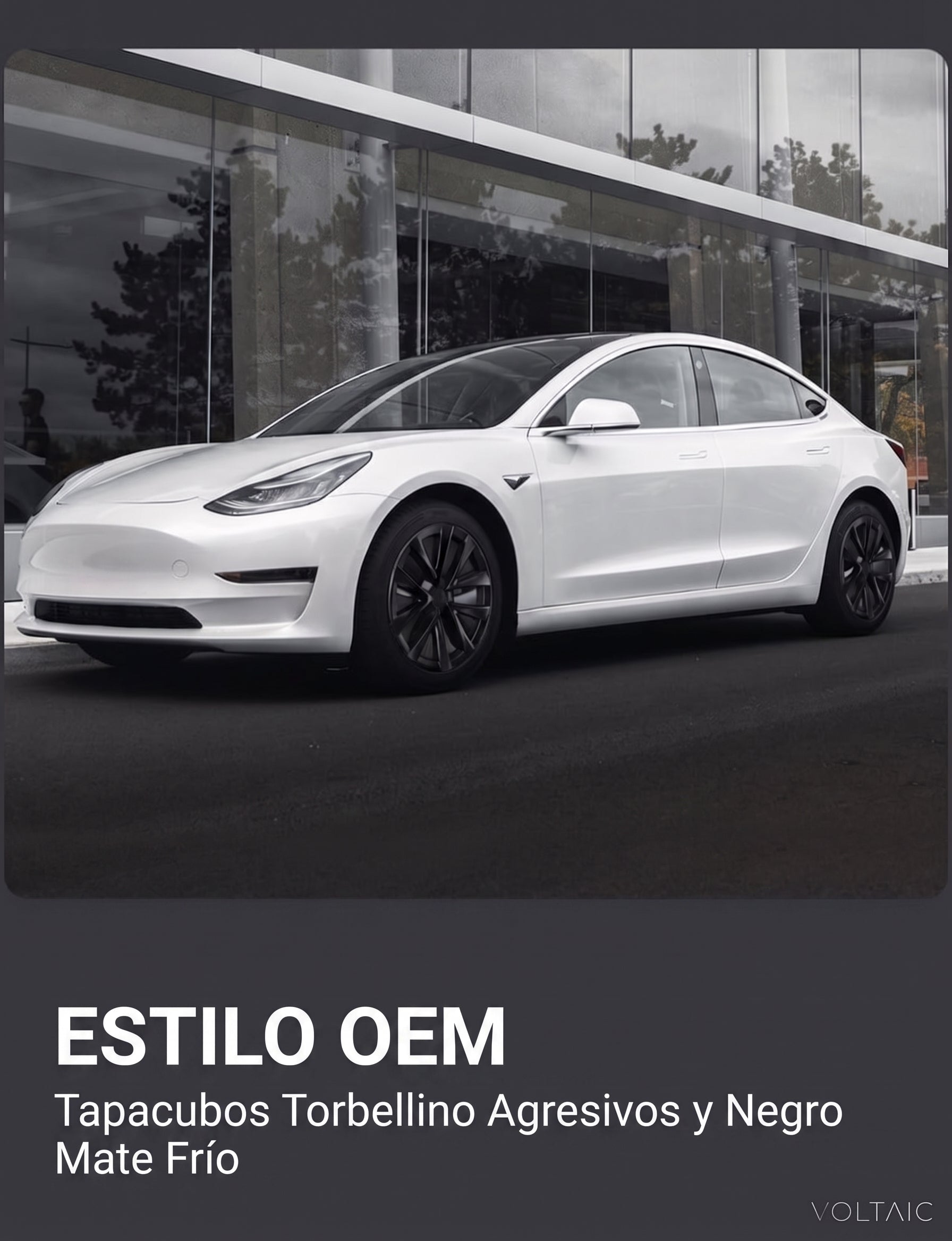 Cubiertas de Rueda 18" Tesla Model 3