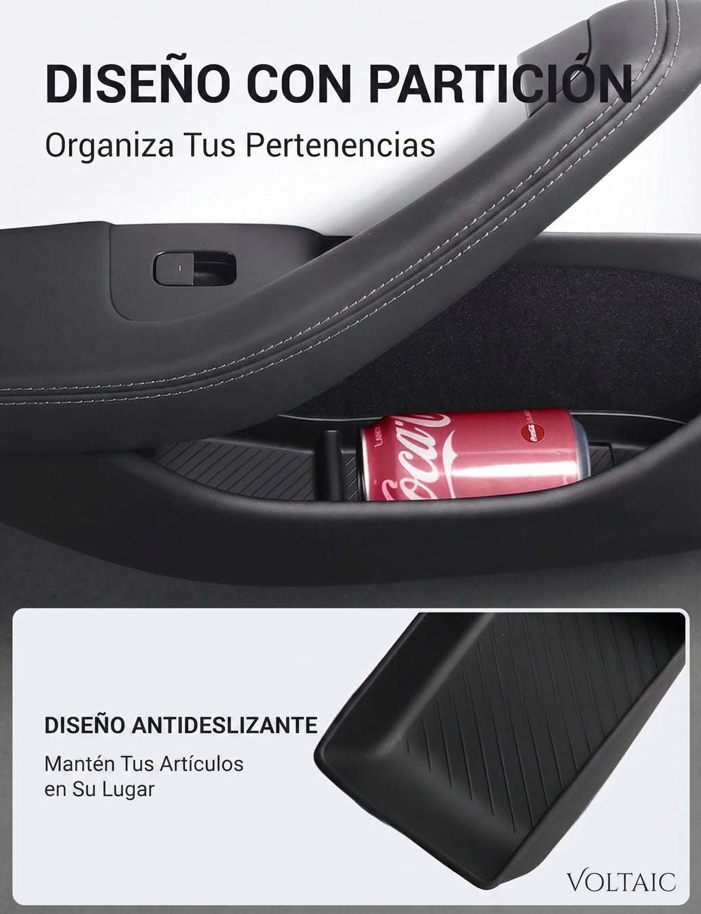 Caja de Almacenamiento Lateral para Puerta Tesla Model 3