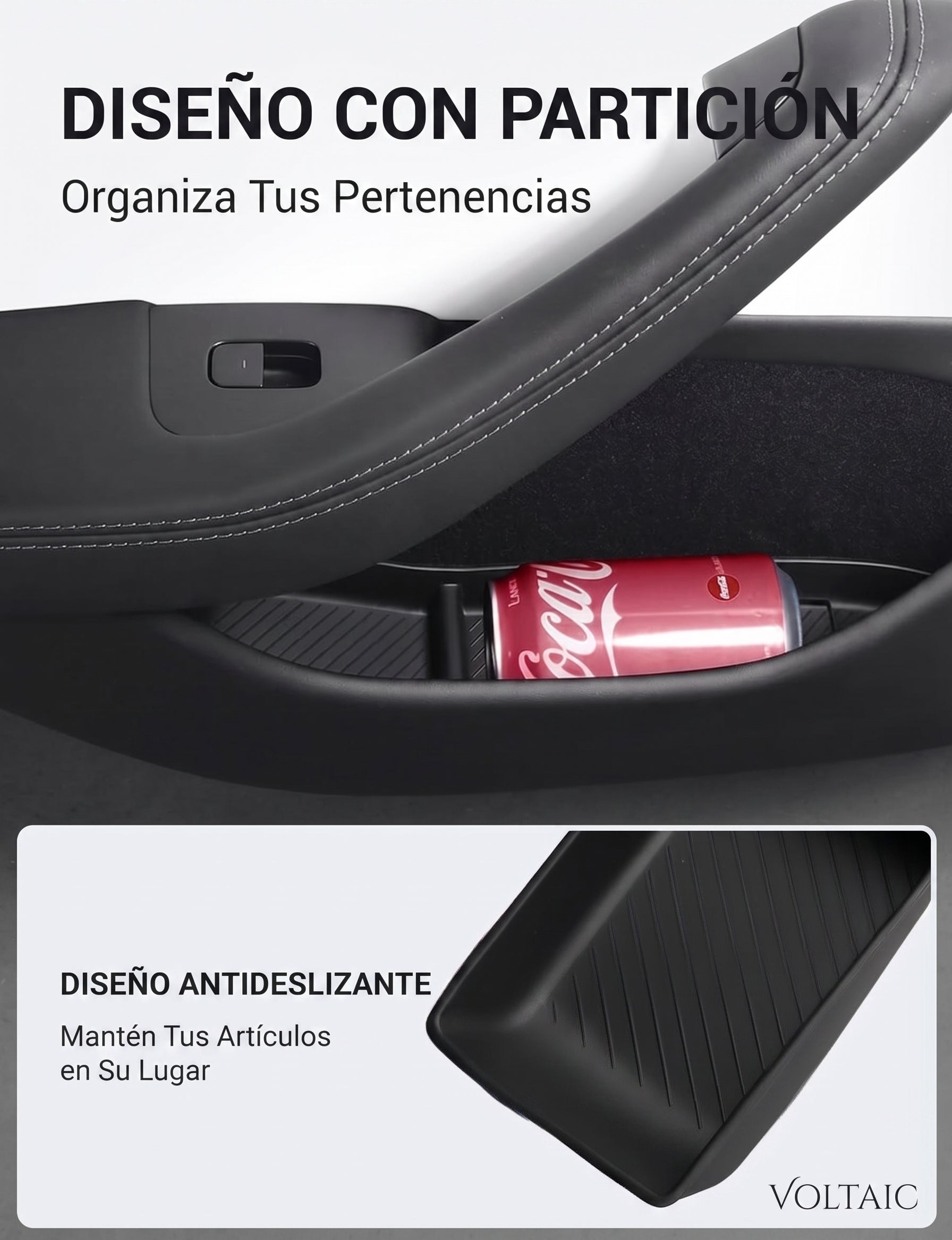 Caja de Almacenamiento Lateral para Puerta Tesla Model 3