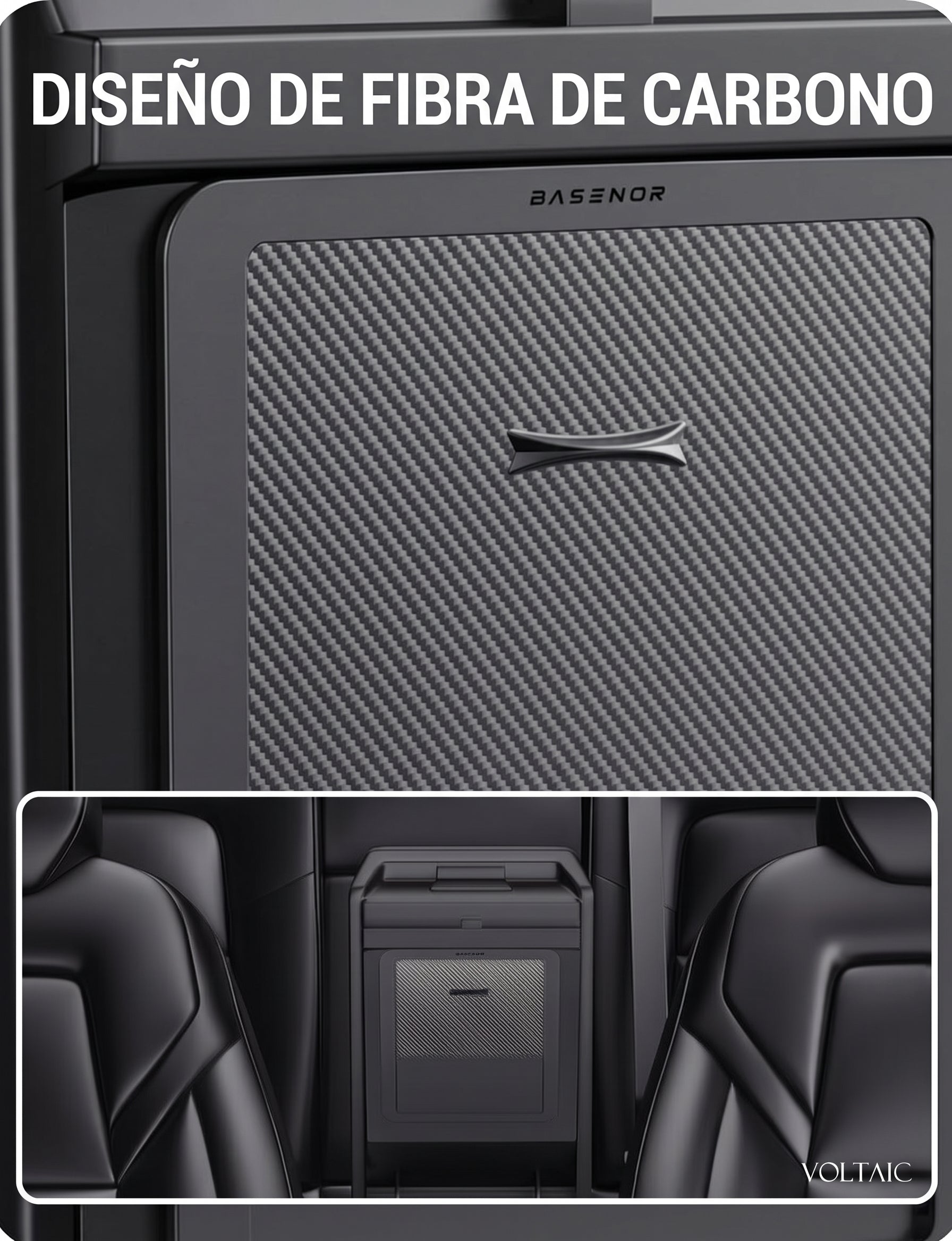 Caja de Almacenamiento Oculta para Reposabrazos Tesla Model 3/Y